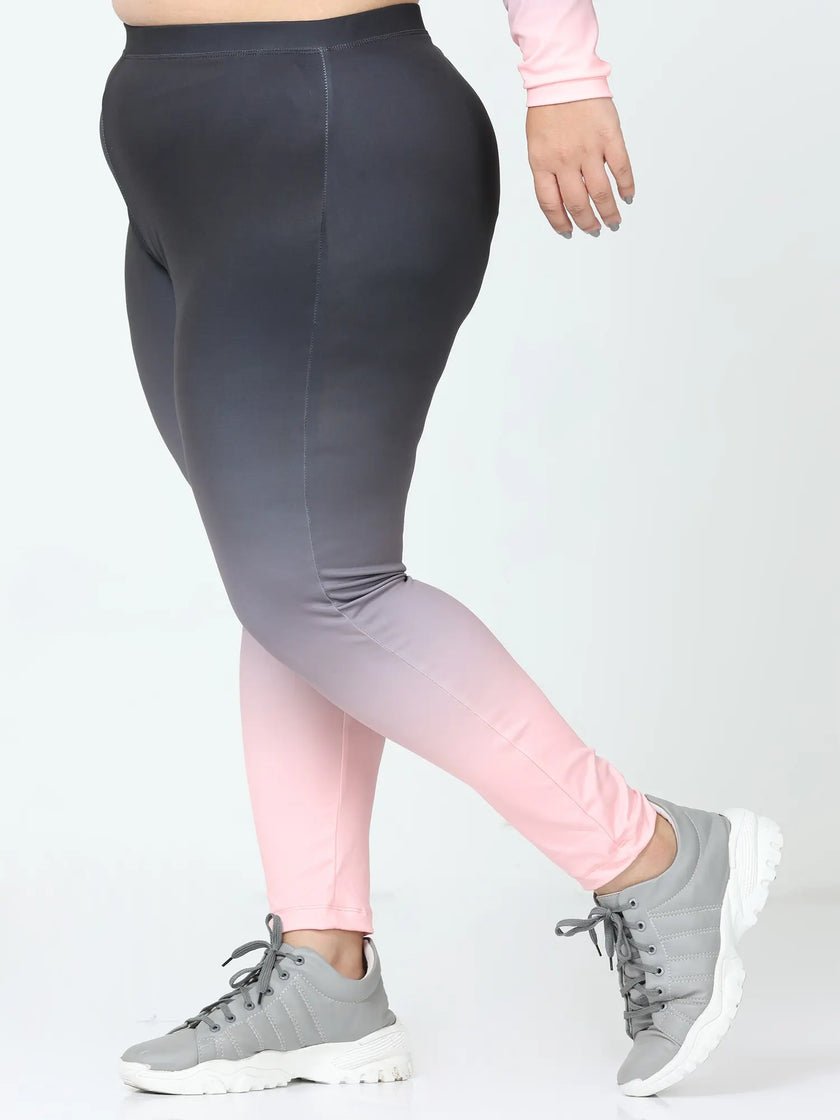 Ombre - Women's Plus Size Printed Leggings
